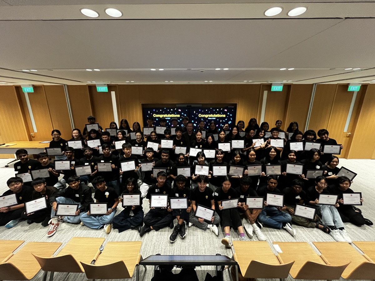 The Swift Accelerator Programme class of 2025 with their certificates