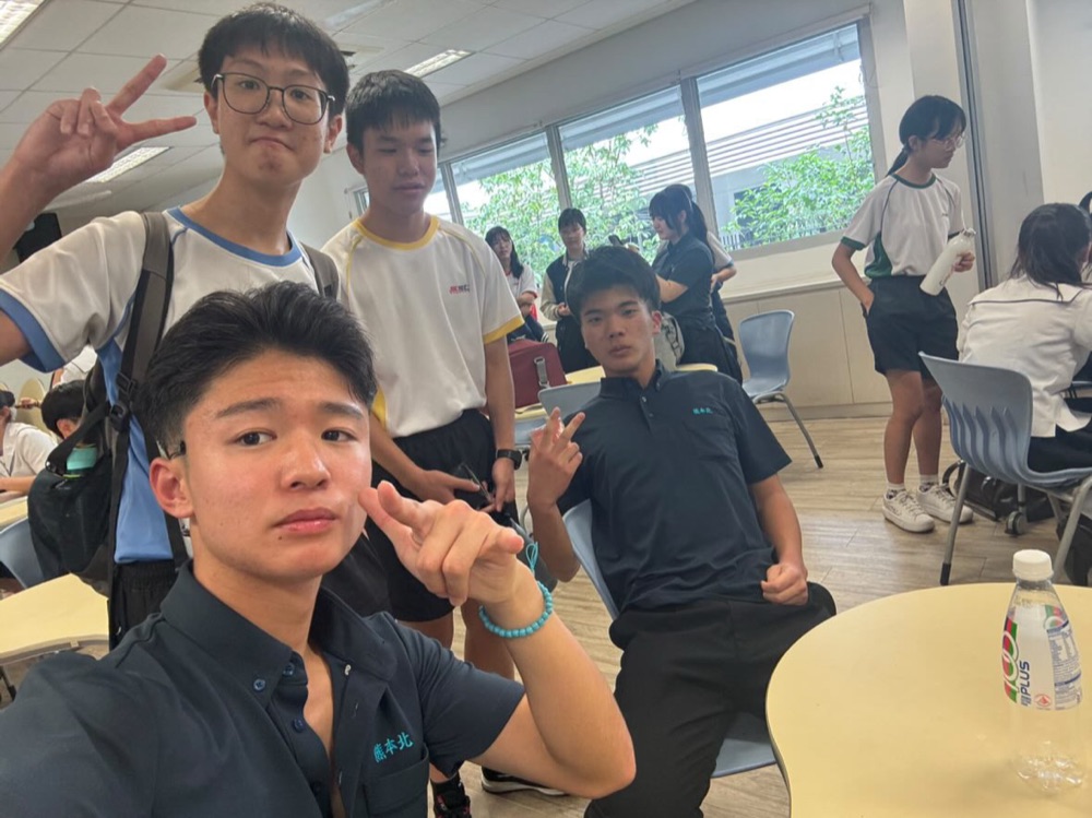 In the classroom with friends